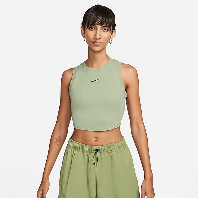 WOMEN'S NIKE SPORTSWEAR ESSENTIAL RIBBED CROPPED TANK TOP