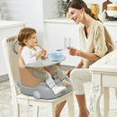 6-in-1 Convertible Baby Booster Seat with Tray Wheels