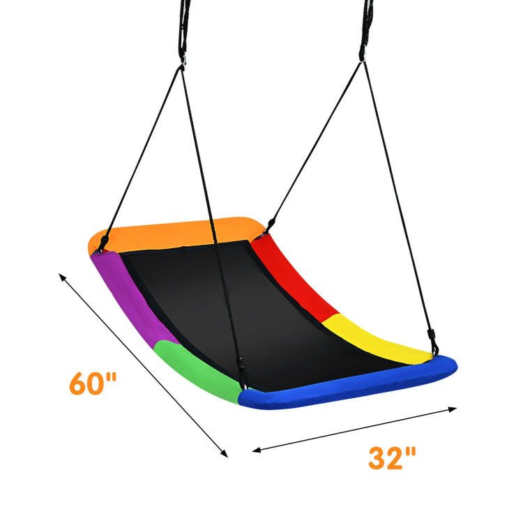 700lbs Giant 60 Inch Platform Tree Swing for Kids and Adults