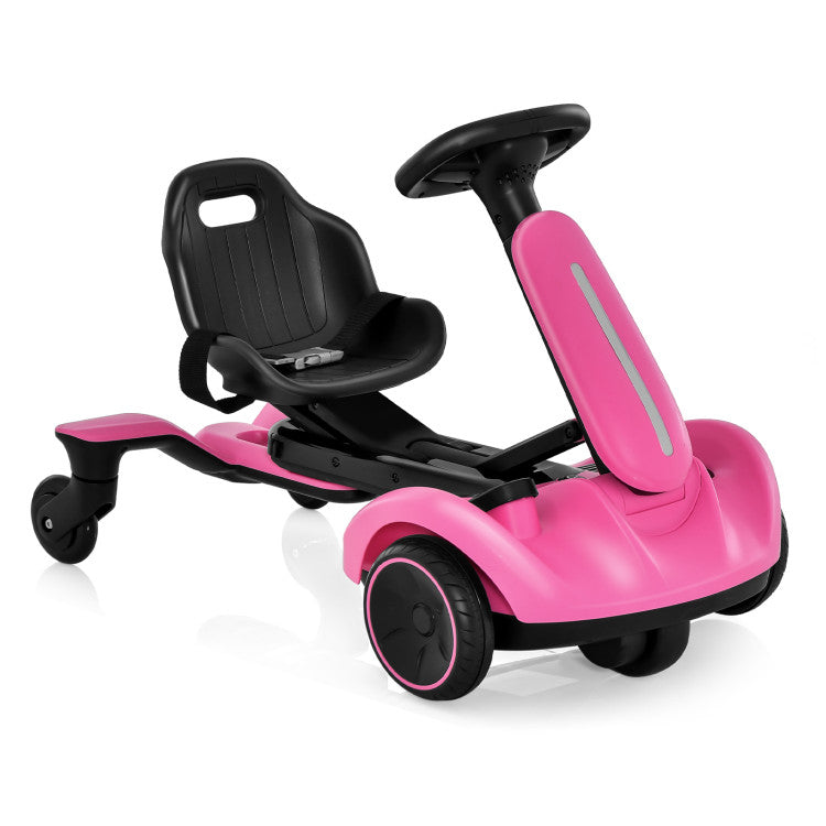 6V Kids Ride on Drift Car with 360° Spin and 2 Adjustable Heights