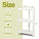 2 Pack 3-Tier Detachable Floor Corner Shower Shelf with Drainage Holes