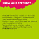 PeeBuddy 10 Funnels Portable Female Urination Device