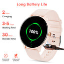 Carkira Smart Watch (Answer/Dial Call),1.39" Touch Display Fitness Tracker with Sport Modes, Smartwatch with IP68 Waterproof,Step Counter Watch for Android (pink)