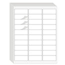 1" x 2-5/8" Address Labels 900 labels sticker paper for Laser/Ink Jet Printer mailing labels 8.5"×11" white 30 per sheet