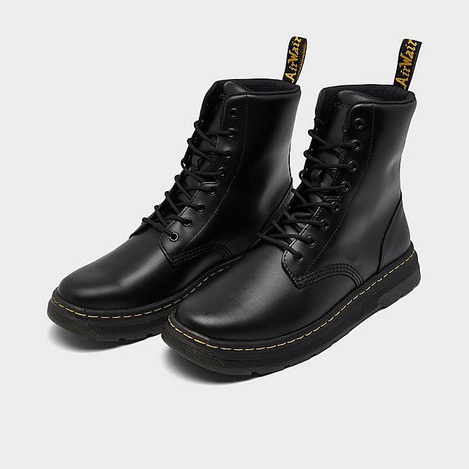 Dr. Martens Crewson Nubuck Leather Casual Boots in Black/Black