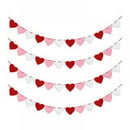 Valentine's Day Felt Banner - No DIY Required - Valentines Decorations Hanging Decor