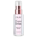 Olay Super Eye Daily Serum, 0.45 fl oz, 5-in-1 Eye Serum with Vitamin C and Niacinamide to Brighten, Depuff, and Smooth
