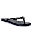 Time and Tru Women's Barely There Thong Sandals, Wide Width Available
