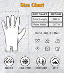 Whiteleopard Womens Winter Warm Gloves with Sensitive Touch Screen Texting Fingers, Fleece Lined Windproof Gloves