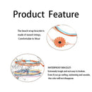 MODUO 21 Pieces Bracelets for Teen Girls Adjustable Handmade Summer Bracelets Anklets, Multicolor