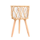 Better Homes and Gardens 12 in Dia Willow Sage Beige Planter