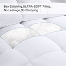 Balichun All Season Queen Size Cooling Comforter，Fluffy Down Alternative Comforter Breathable - White
