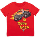 Monster Jam Grave Digger El Toro Loco Megalodon Toddler Boys 4 Pack T-Shirts Toddler to Big Kid