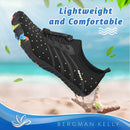 Bergman Kelly Mens and Womens Durable Water Shoes (M 7.5-12; W 8.5-13), Aqua Socks