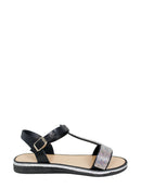 Fifth & Luxe Women's Strappy Rhinestone Glitter Flat Sandals, Sizes 5/6-11