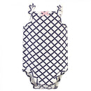 Touched by Nature Baby Girl Organic Cotton Bodysuits 5pk, Bright Butterflies, 12-18 Months