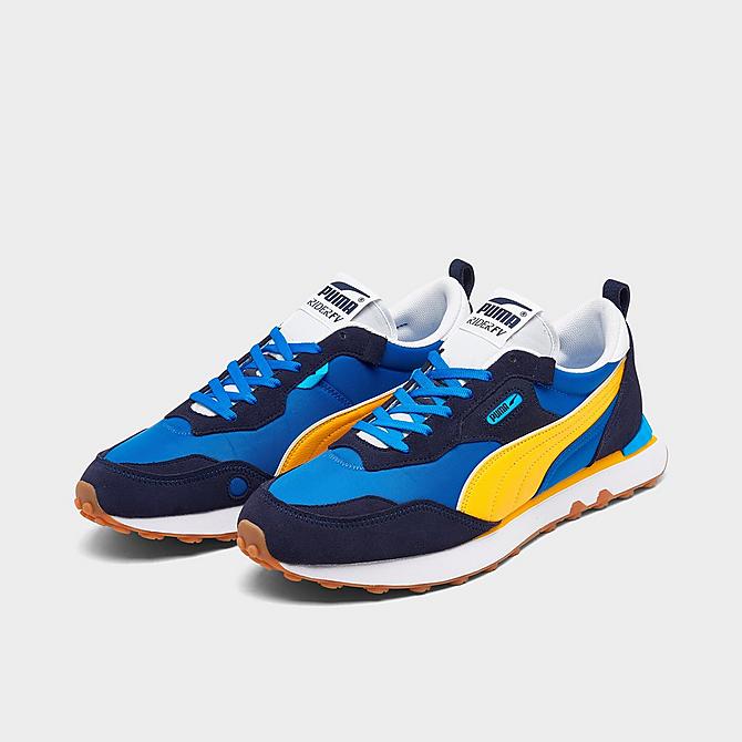 Puma Men's Rider Future Vintage Casual Shoes in Blue/Yellow/Blue