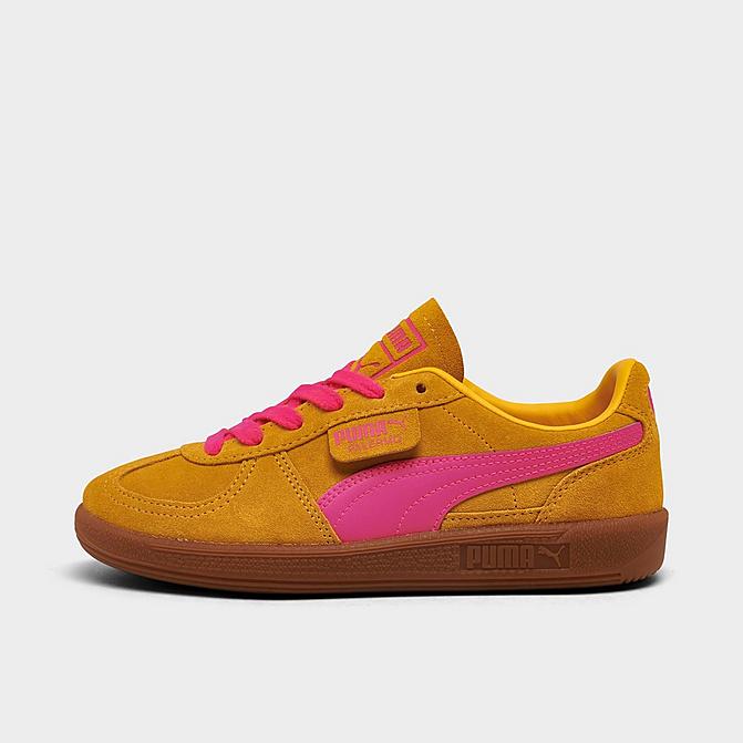 Puma Big Kids' Palermo Casual Shoes in Pink/Orange/Tangerine