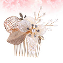 OUNONA Combs Rhinestone Hair Side Wedding Hairpin Pearlteeth Headdress