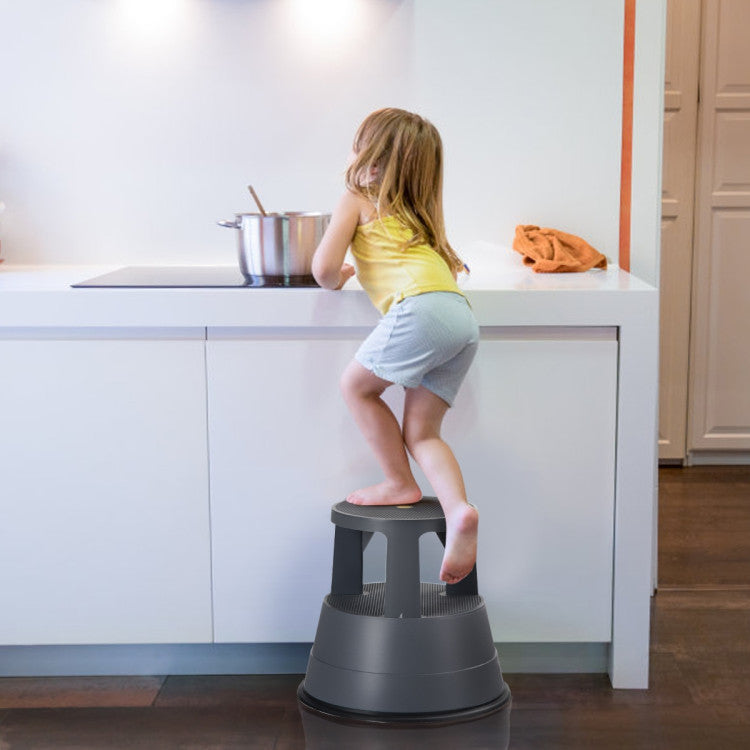 330 lbs Step Stool with Non-Slip Rubber Platform