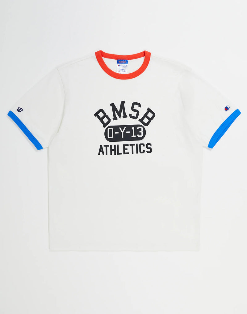 BEAMS BOY Ringer T-Shirt, BMSB Graphic, C Logo
