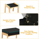Kids Activity Table and Chair Set with Storage Space for Homeschooling