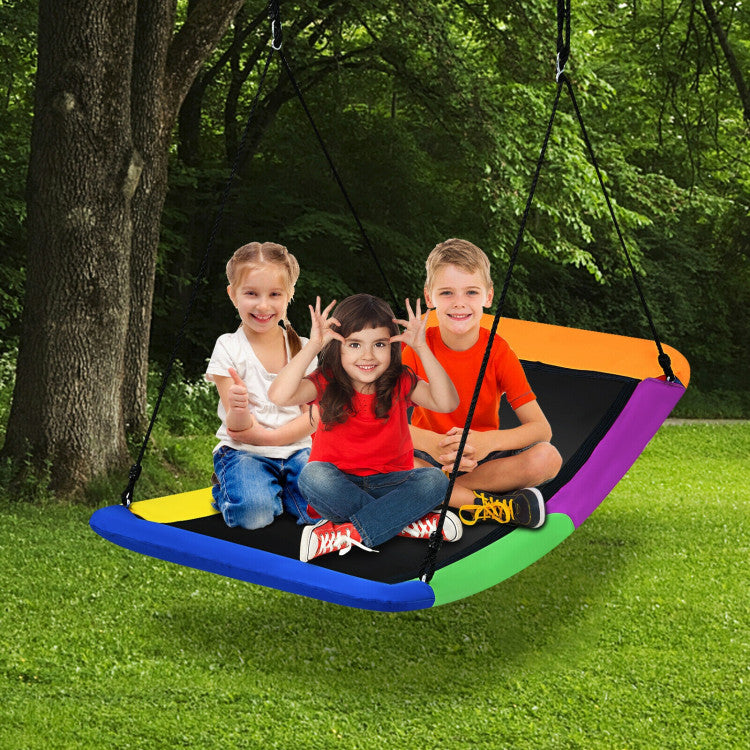 700lbs Giant 60 Inch Platform Tree Swing for Kids and Adults