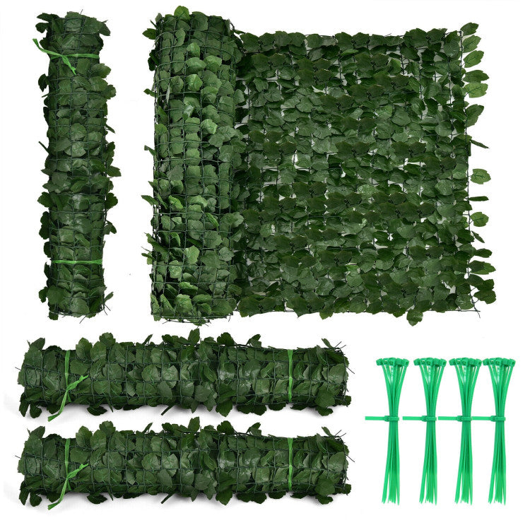 118 x 39 Inch Artificial Ivy Privacy Fence Screen for Fence Decor