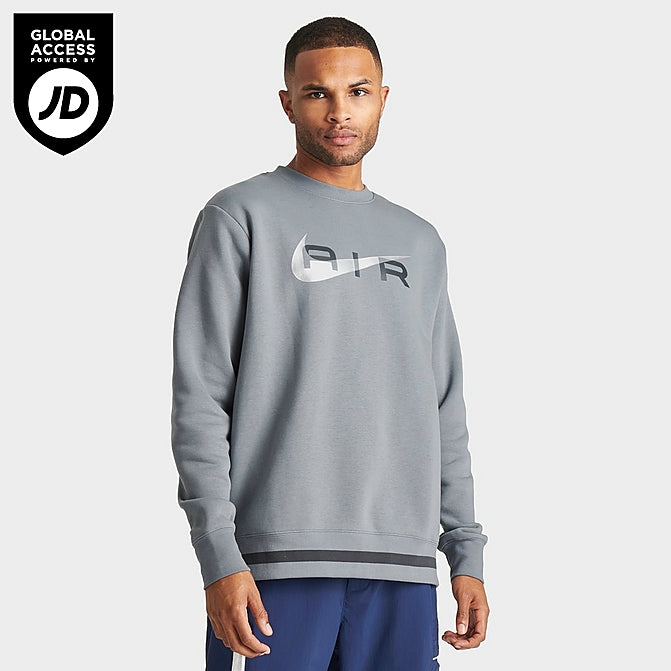 MEN'S NIKE AIR SWOOSH FLEECE CREWNECK SWEATSHIRT