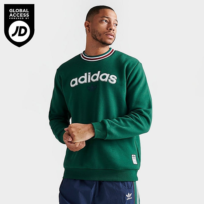 MEN'S ADIDAS ORIGINALS COLLEGIATE CREWNECK SWEATSHIRT