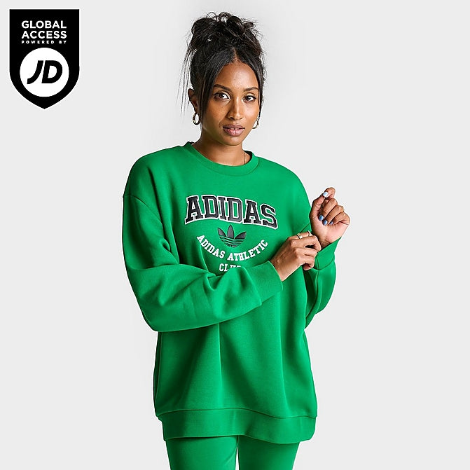 WOMEN'S ADIDAS ORIGINALS COLLEGIATE CREWNECK SWEATSHIRT