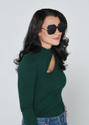 Shop Sofia Vergara x Foster Grant Women's Oversized Fashion Sunglasses Black - Great Prices Await