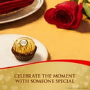 Ferrero Rocher Milk Chocolate Hazelnut, Valentine's Chocolate Heart Gift Box, 7 oz, 16 Ct