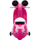 Disney Minnie Mouse 6V Euro Scooter Ride-on Battery-Powered Toy for Girls, Ages 1.5+