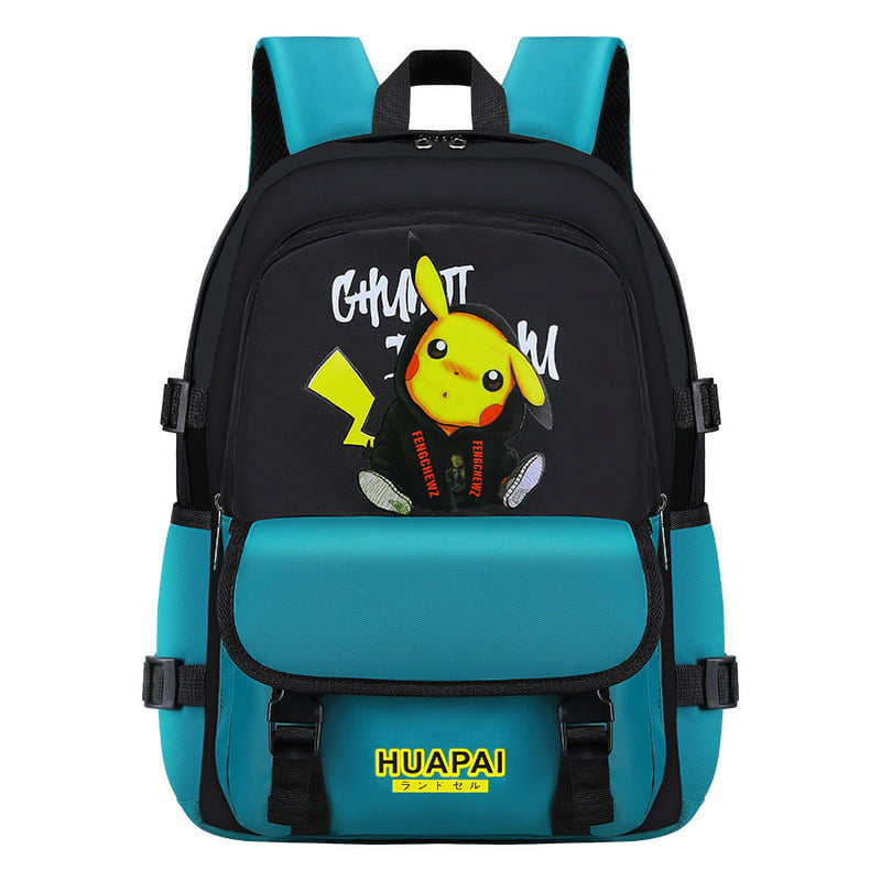 Backpack PikachuCute Student Schoolbag Cartoon Travel Bag for Boys and Girls School Gifts