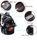 Asge boys backpack for kids camo bookbag for middle school bags travel back pack