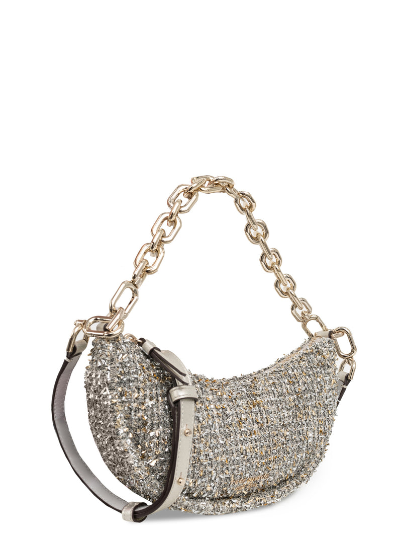 Kate Spade New York Women's Smile Tweed Small Crossbody - Silver