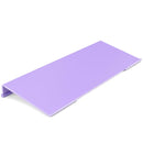 Rulyyo Ergonomic Computer Keyboard Stand - 17 Inch Purple Acrylic Keyboard Riser for Desk Tilted Keyboard Holder Tray with Non-Slip Strip for Home Office Easy Typing & Working
