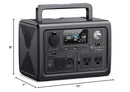 BLUETTI EB3A Portable Power Station, 268Wh LiFePO4 Power Station Battery Backup w/ 2 600W (1200W Surge) AC Outlets, Recharge from 0-80% in 30 Min, Solar Generator for Outdoor Camping