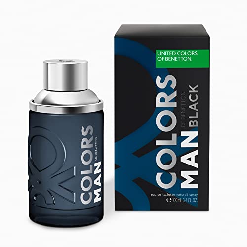 Benetton Colors Man Black by United Colors of Benetton 3.4Oz/100ml EDT