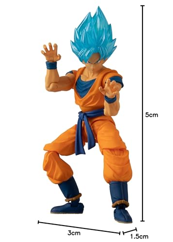 Bandai Namco - Dragon Ball Super - Super Saiyan Blue Vegeta, Dragon Ball Evolve 5" Action Figure