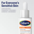 Cetaphil Vitamin C Serum, Visibly Reduces Look of Dark Spots and Hyperpigmentation, Formulated with Niacinamide, Designed for Sensitive Skin, Fragrance Free, Dermatologist Tested, 1oz