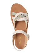 Fifth & Luxe Women’s Metallic Strappy Comfort Sandals, Sizes 6-11