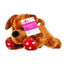 Valentine's Day Brown Lab Plush Toy, 5", by Way To Celebrate