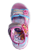 Paw Patrol Toddler Girls Skye and Everest Sport Sandals, Sizes 7-12