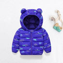 Edvintorg 12M-5T 2023 Winter Kids Warm Down Coats Cute Baby Girls Jacket