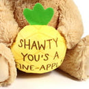 LotFancy Teddy Bear Stuffed Animal, Shawty U Fine, 12 in Plush Bear Toy Valentines Day Gifts
