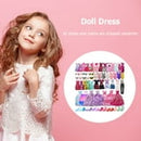 Doll Clothes for Barbie Dresses Gown with Shoes Outfit Set for Xmas Birthday Gift(35 Pack)