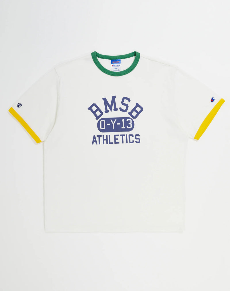 BEAMS BOY Ringer T-Shirt, BMSB Graphic, C Logo