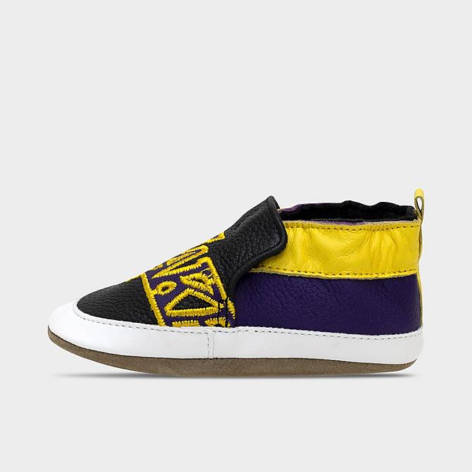 INFANT ROBEEZ LOS ANGELES LAKERS NBA SOFT SOLE CASUAL SHOES